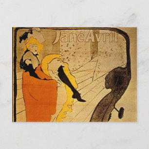 Henri de Toulouse-Lautrec Belle Epoque Vintag Art Postkarte