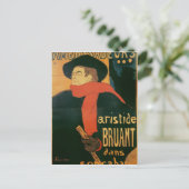 Henri de Toulouse-Lautrec | Botschafter: Aristide Postkarte (Stehend Vorderseite)