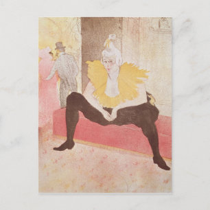 Henri de Toulouse-Lautrec   Clowness Cha-U-Kao Postkarte