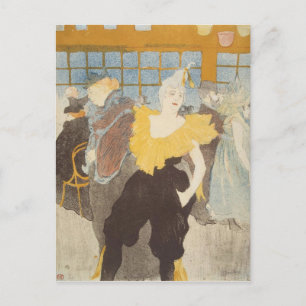 Henri de Toulouse-Lautrec Clownesse im R Postkarte