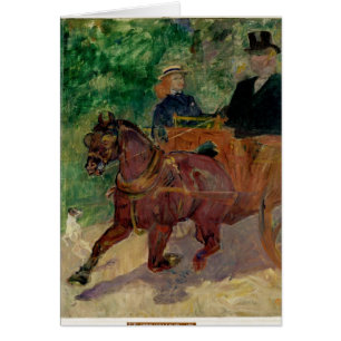 Henri de Toulouse-Lautrec   Cob Harnessed to a Car