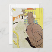 Henri de Toulouse-Lautrec | Der Engländer im Postkarte (Vorne/Hinten)