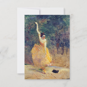 Henri De Toulouse Lautrec - Der spanische Tänzer Karte