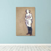 Henri de Toulouse-Lautrec | Die ärztliche Untersuc Leinwanddruck (Insitu (Holzboden))