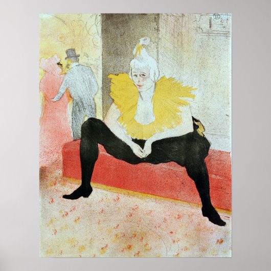 Henri de Toulouse-Lautrec Die Ruhe im Sitzen Poster (Vorne)