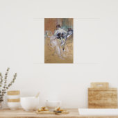 Henri de Toulouse-Lautrec | Frau auf ihrer Toilett Poster (Küche)