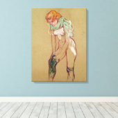 Henri de Toulouse-Lautrec | Frauen ziehen ihre S h Leinwanddruck (Insitu (Holzboden))