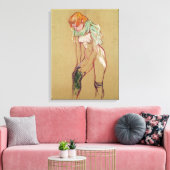 Henri de Toulouse-Lautrec | Frauen ziehen ihre S h Leinwanddruck (Insitu (Wohnzimmer))