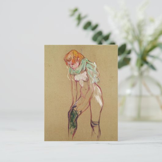 Henri de Toulouse-Lautrec | Frauen ziehen ihre S h Postkarte (Stehend Vorderseite)
