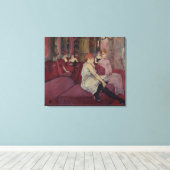 Henri de Toulouse-Lautrec | Im Salon am Ru Leinwanddruck (Insitu (Holzboden))