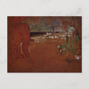 Henri de Toulouse-Lautrec - indische Dekoration Postkarte