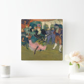 Henri de Toulouse-Lautrec | Karte: Magellans Reise Quadratische Wanduhr (Zuhause)