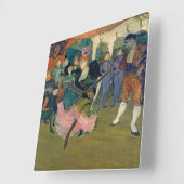 Henri de Toulouse-Lautrec | Karte: Magellans Reise Quadratische Wanduhr (Winkel)