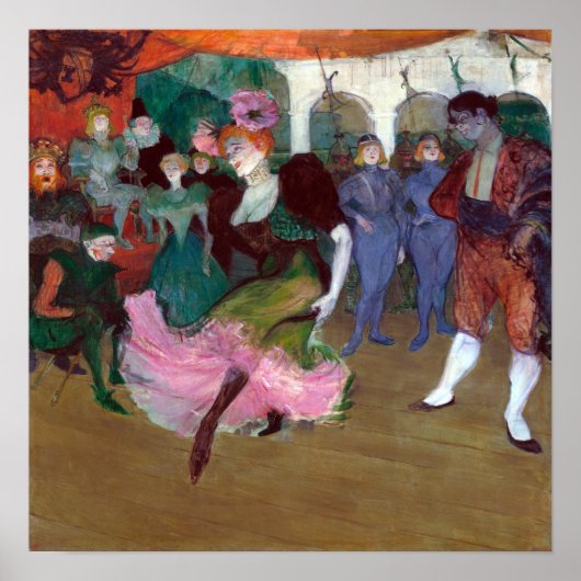 Henri de Toulouse-Lautrec Marcelle Lender Dancing Poster (Vorne)