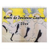 Henri de Toulouse-Lautrec Masterpiece Selection Kalender (Titelbild)