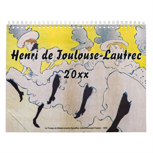 Henri de Toulouse-Lautrec Masterpiece Selection Kalender (Titelbild)