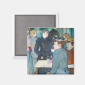 Henri de Toulouse-Lautrec | Moulin de la Galette Magnet (Vorderseite/Rückseite)