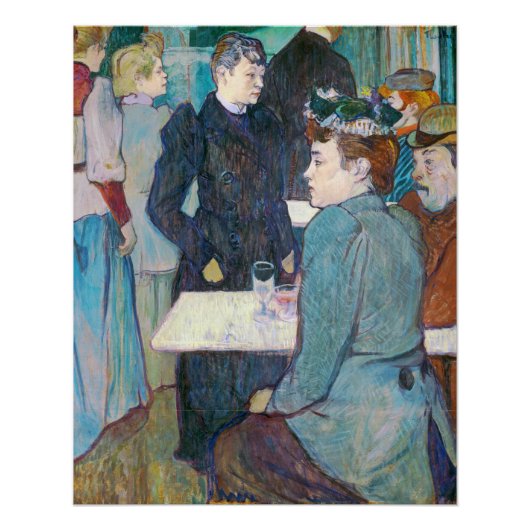 Henri de Toulouse-Lautrec | Moulin de la Galette Poster (Vorderseite)