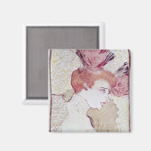 Henri de Toulouse-Lautrec | Portrait von Marcelle  Magnet (Vorderseite/Rückseite)