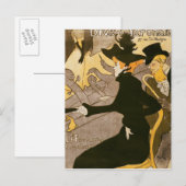 Henri de Toulouse-Lautrec | Posterwerbung 'Le Postkarte (Vorne/Hinten)