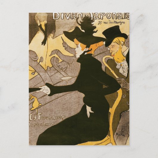 Henri de Toulouse-Lautrec | Posterwerbung 'Le Postkarte (Vorderseite)