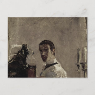 Henri de Toulouse-Lautrec   Selbstportrait, 1880 Postkarte