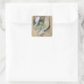 Henri de Toulouse-Lautrec | Studie für Loie Fuller Quadratischer Aufkleber (Tasche)