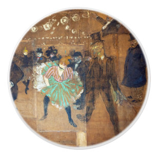 Henri de Toulouse-Lautrec - Tanz auf dem Rouge Keramikknauf