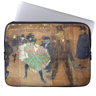Henri de Toulouse-Lautrec - Tanz im Rouge Laptopschutzhülle