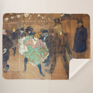 Henri de Toulouse-Lautrec - Tanz im Rouge Sherpadecke