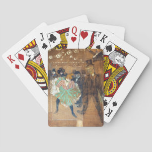Henri de Toulouse-Lautrec - Tanz im Rouge Spielkarten