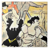 Henri de Toulouse-Lautrec, The Ball Fliese (Vorderseite)