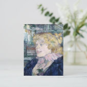 Henri de Toulouse-Lautrec | The English Girl from Postkarte (Stehend Vorderseite)