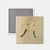 Henri de Toulouse-Lautrec | Yvette Guilbert, 1894 Magnet (Vorderseite/Rückseite)