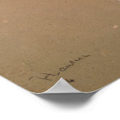 Henri de Toulouse-Lautrec | Yvette Guilbert singi Poster (Ecke)