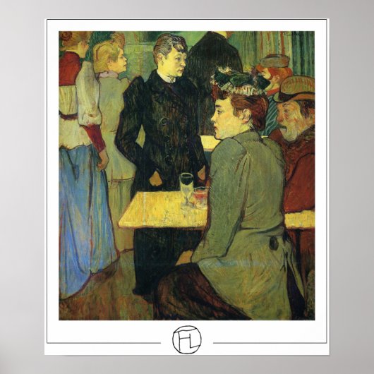 Henri de Toulouse-Lautrec Zedign Art Poster #103 (Vorne)