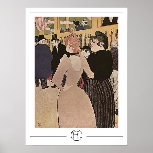 Henri de Toulouse-Lautrec Zedign Art Poster #91 (Vorne)