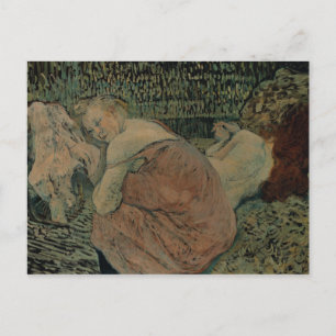 Henri de Toulouse-Lautrec - Zwei Freunde Postkarte