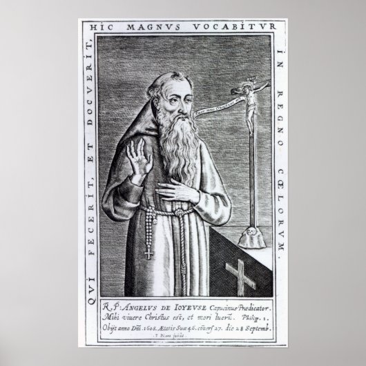 Henri, Duc de Joyeuse, bekannt als Pater Angelus Poster (Vorne)