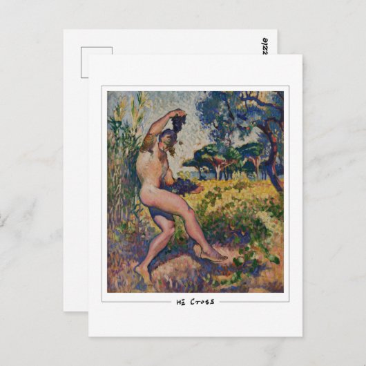 Henri-Edmond Cross #10 - Fine Art Postcard Postkarte (Vorne/Hinten)