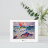 Henri-Edmond Cross #126 - Fine Art Postcard Postkarte (Stehend Vorderseite)