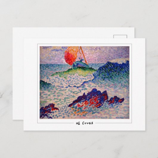 Henri-Edmond Cross #126 - Fine Art Postcard Postkarte (Vorne/Hinten)