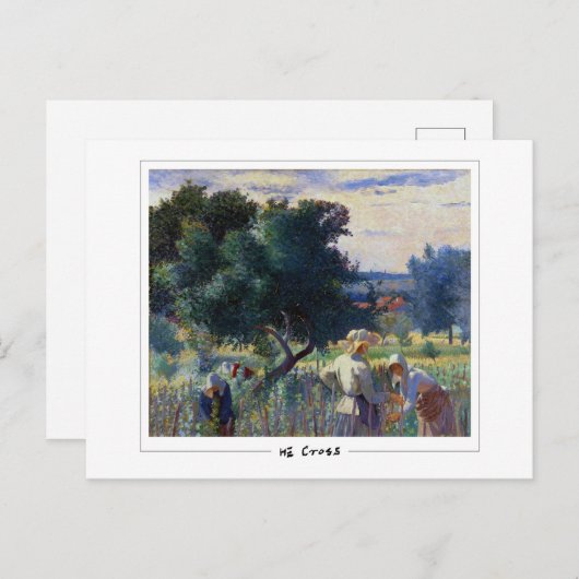 Henri-Edmond Cross #39 - Fine Art Postcard Postkarte (Vorne/Hinten)
