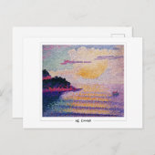 Henri-Edmond Cross #4 - Fine Art Postcard Postkarte (Vorne/Hinten)
