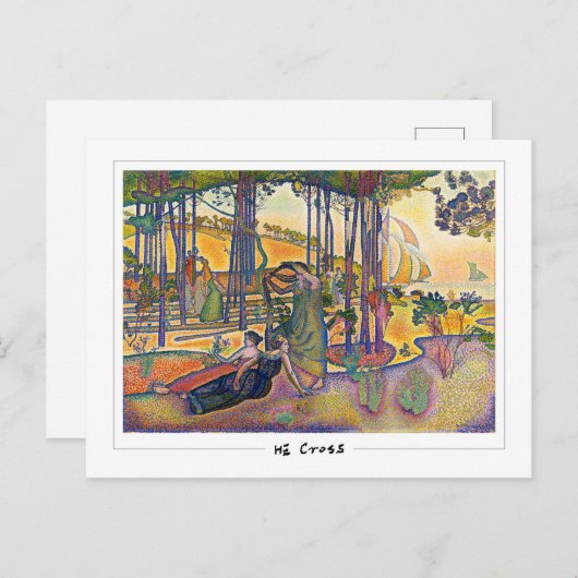 Henri-Edmond Cross #6 - Fine Art Postcard Postkarte (Vorne/Hinten)