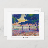 Henri-Edmond Cross #9 - Fine Art Postcard Postkarte (Vorne/Hinten)