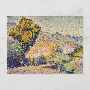 Henri-Edmond Cross - Das rosa Haus Postkarte
