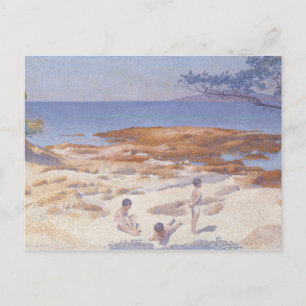 Henri-Edmond Cross - Strand in Cabasson Postkarte
