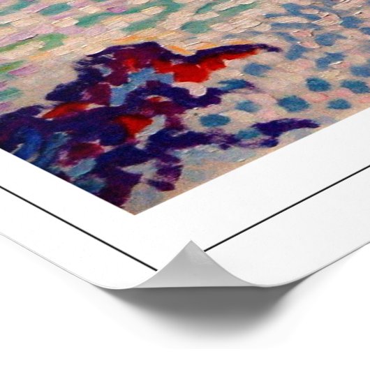 Henri-Edmond Cross Zedign Art Poster #126 (Ecke)