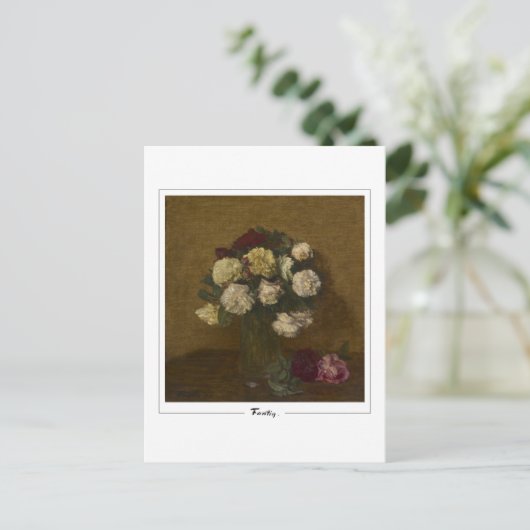 Henri Fantin-Latour #2 - Fine Art Postcard Postkarte (Stehend Vorderseite)